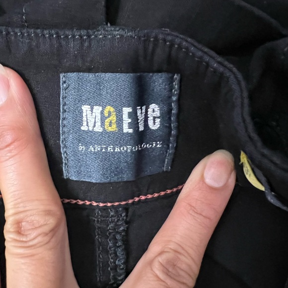 Maeve by Anthropologie the Colette Black Wide Leg Pants size 33 - Picture 9 of 16